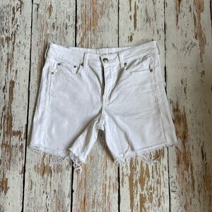 America Eagle Midi cut off shirts white size 10